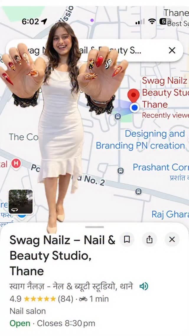 Instagram post from swagnailz.in. This post is in position 12.